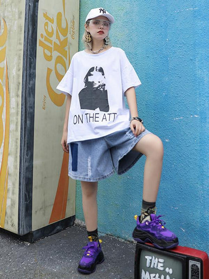 Casual Printed Short T-shirt