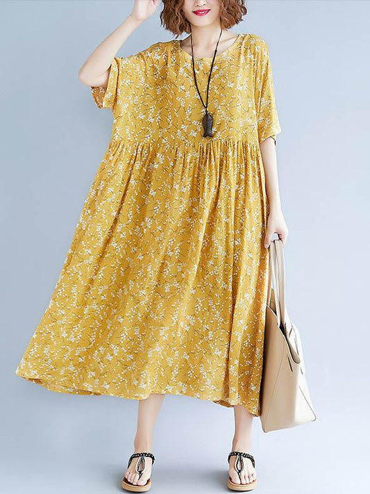 2019 Summer New Loose Printed Dress