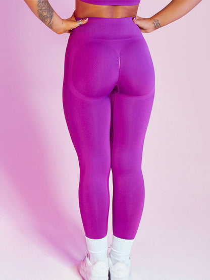 Wrap High Waisted Fluorescent Leggings