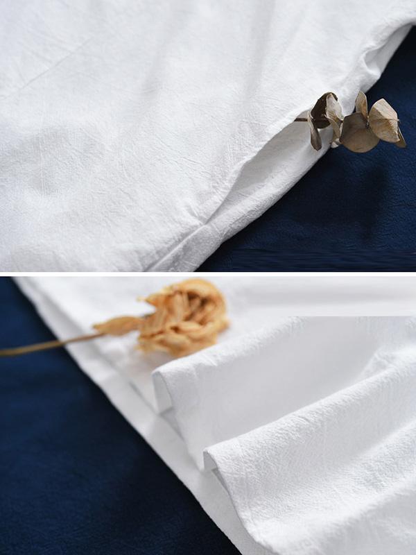 Simple Solid V-Neck T-Shirts Tops