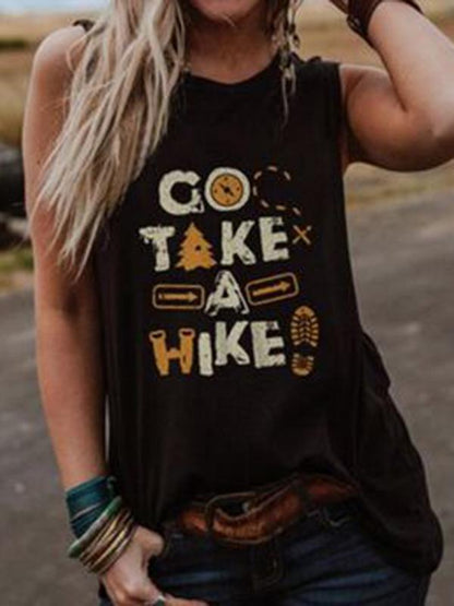 Simple Black Printed T-Shirts Tops