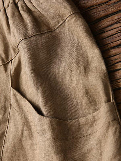 Loose Striped T-shirt + Solid Casual Pants Suits