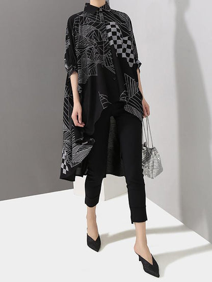 Casual Cropped Printed Tops