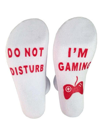 Full Cotton Letters Medium Socks