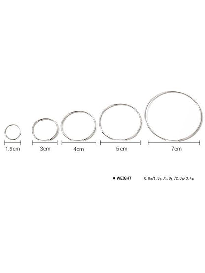 Simple 925 Ear-ring Earrings