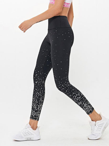 Star Printed Breathable Yoga Leggings