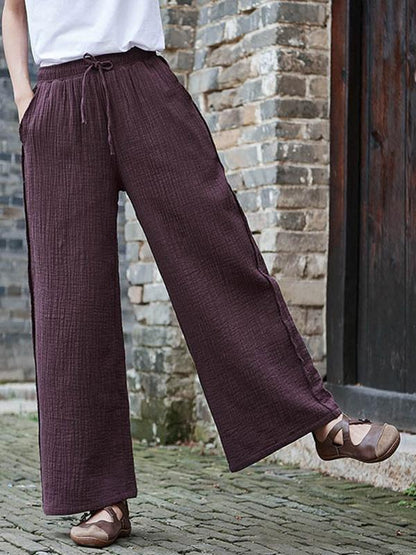 Casual Linen Yoga Pants