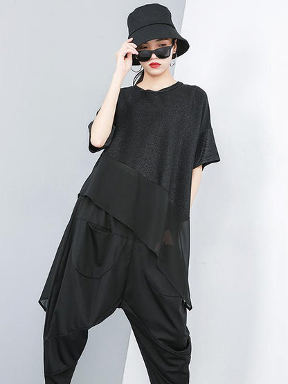 Casual Irregular Chiffon Tops