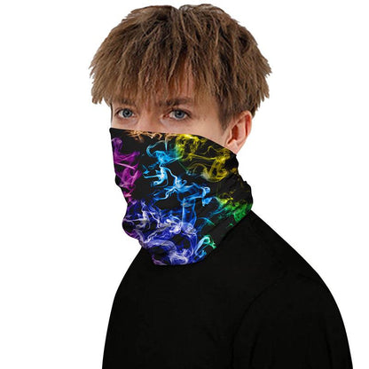 Starry Sky Printed Headwear Face Shield Masks