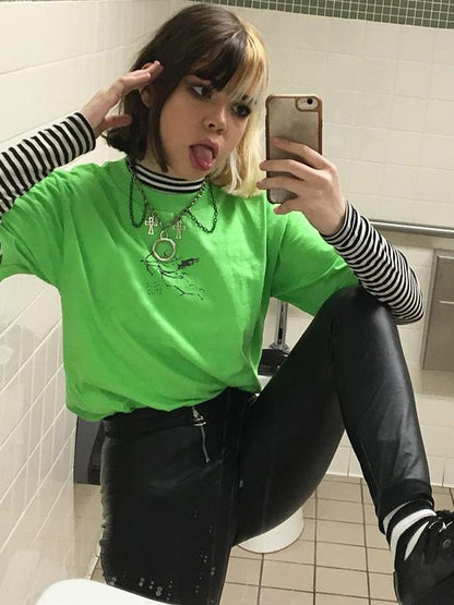 Angel Graphic Short Sleeve Tees