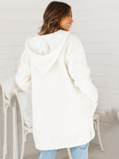 Long Sleeve Lamb Wool Winter Coat Tops