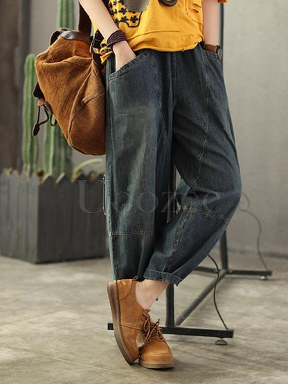 Casual Retro Jean Pants