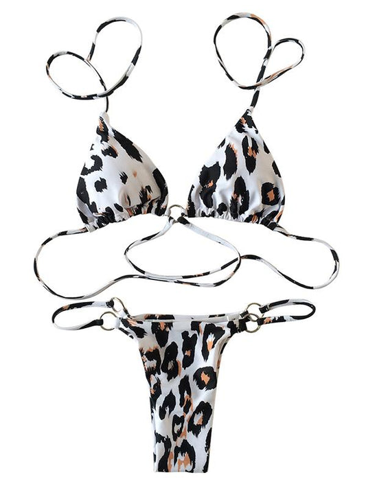 Sexy Leopard Printed Bikinis Swimwear