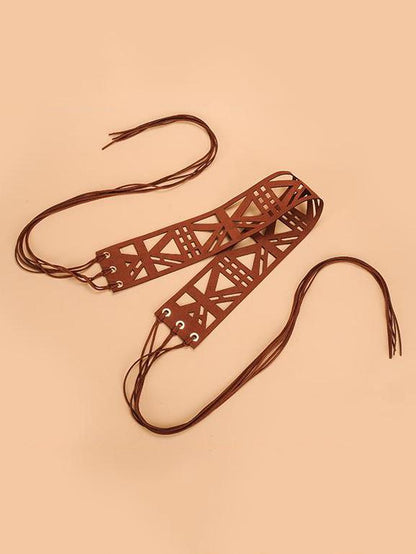 Chic Hollowed Plait Belt Accessories