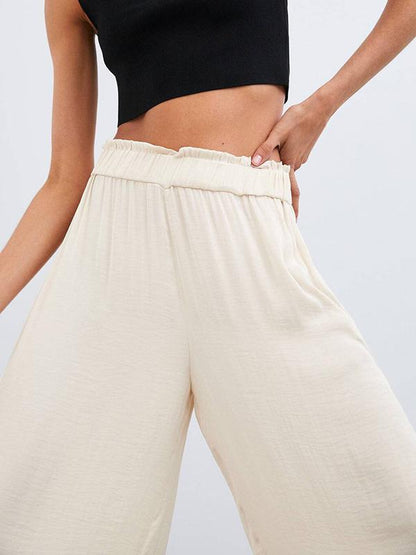 Elasticity Waist Casual Pants Bottom