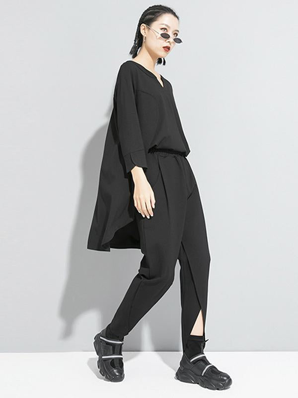 Original Solid Irregularity Harem Pants