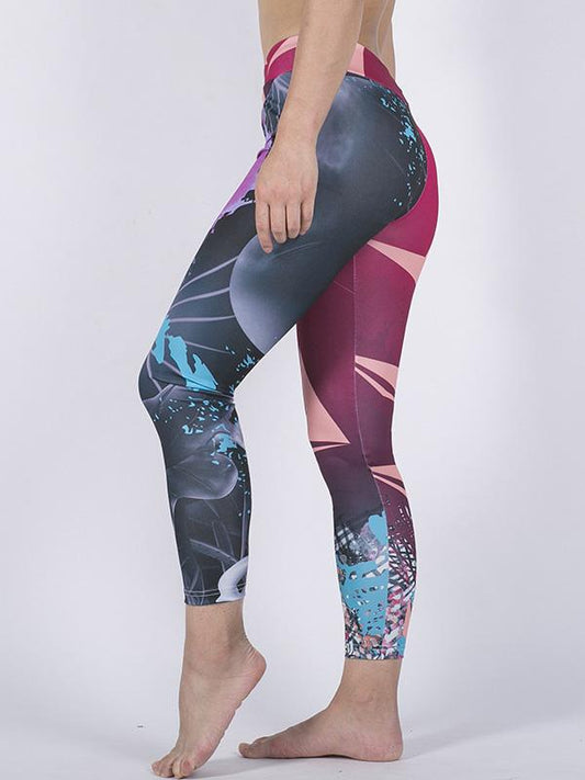 Fashion Multi-color Fitness Sports Leggings
