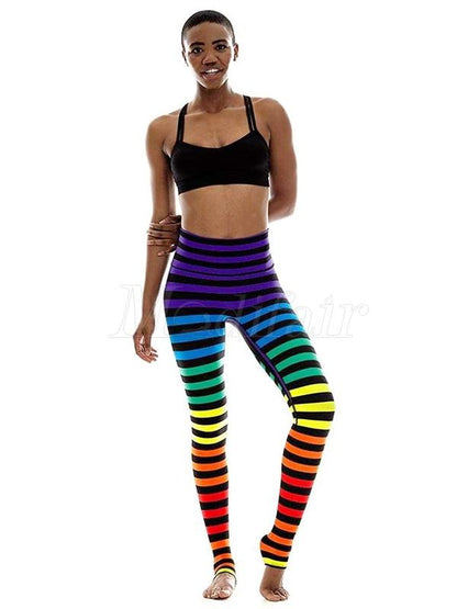 Rainbow Caterpillar Parent-child Leggings