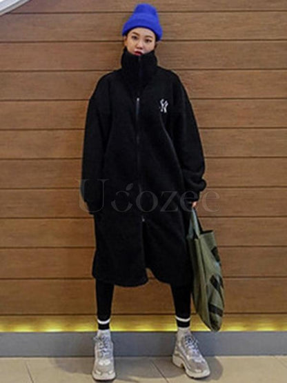Loose Lamb Wool Outwear