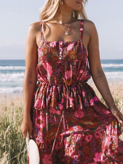 Printed Lace-up Tanks