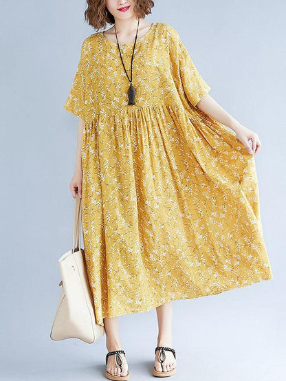 2019 Summer New Loose Printed Dress
