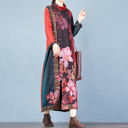 Buykud Chinese Style Beautiful Elegant Soft Comfortable Dress