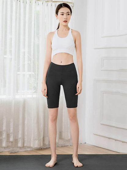 Lift The Hips Solid Yoga Shorts