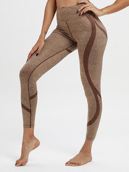 Printed Hygroscopic Tight Sports Leggings