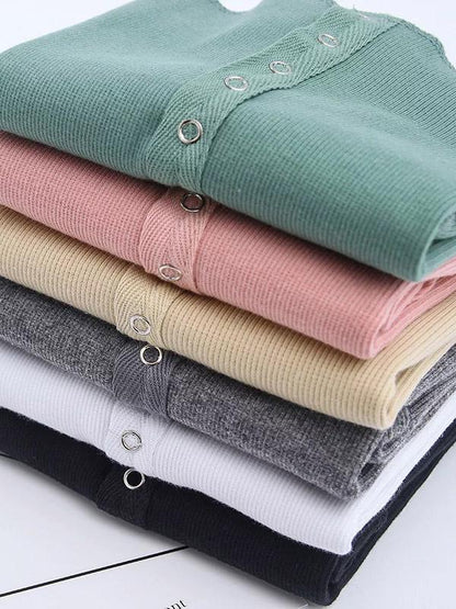 Round-neck Wrap Solid Casual Vest Top