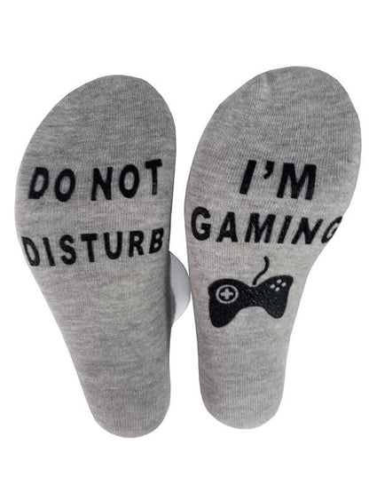 Full Cotton Letters Medium Socks