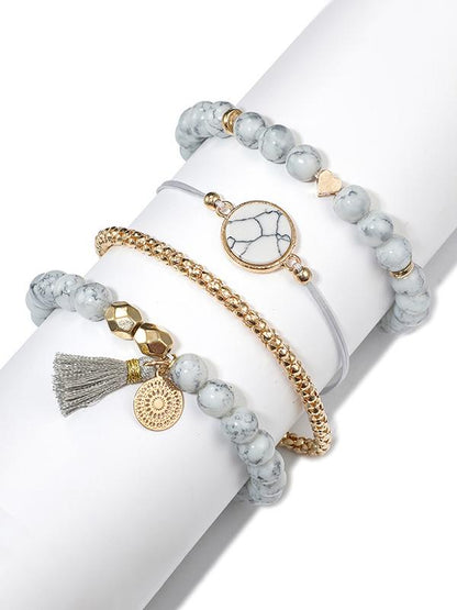 Fashion 4pcs Vintage Aolly Bracelets Accessories