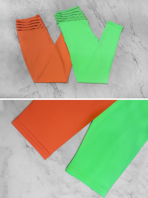 Lift-Hip Hollow Elasticity Fitness Leggings