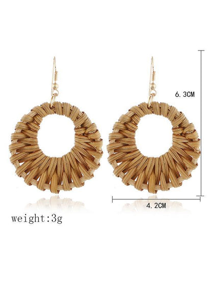 Exaggerated Bamboo Earring Accessories