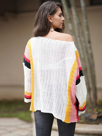 Knitting Split-joint Hollow Beach Cover-ups Swimwear