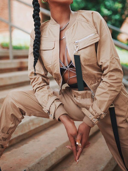 Cool Ribbon Cargo Athletic Tops And Pants