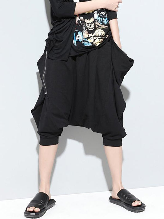 Loose Short Harem Pants