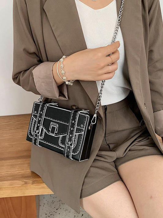 Original Stylish Cartoon Printed Contrast Color Bag