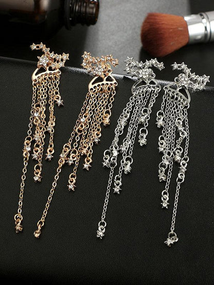 Tasseled Alloy Earrings Accessories