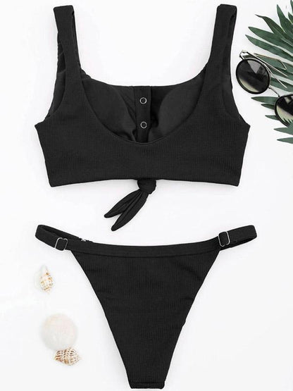 Sexy Solid Bikinis Swimwear