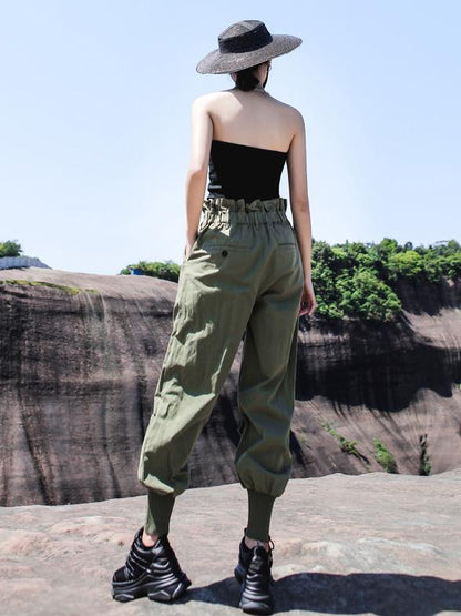 Loose Light Shredded Tooling Overalls