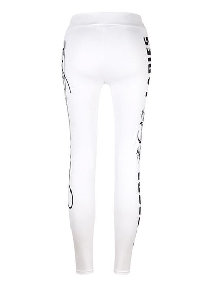 Letter Printing Yoga Leggings