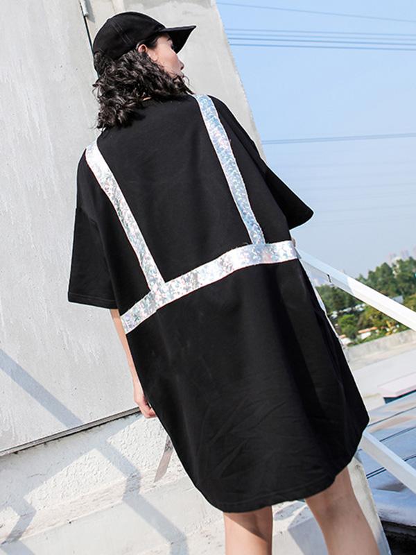 Summer Big Pocket T-Shirt Dress