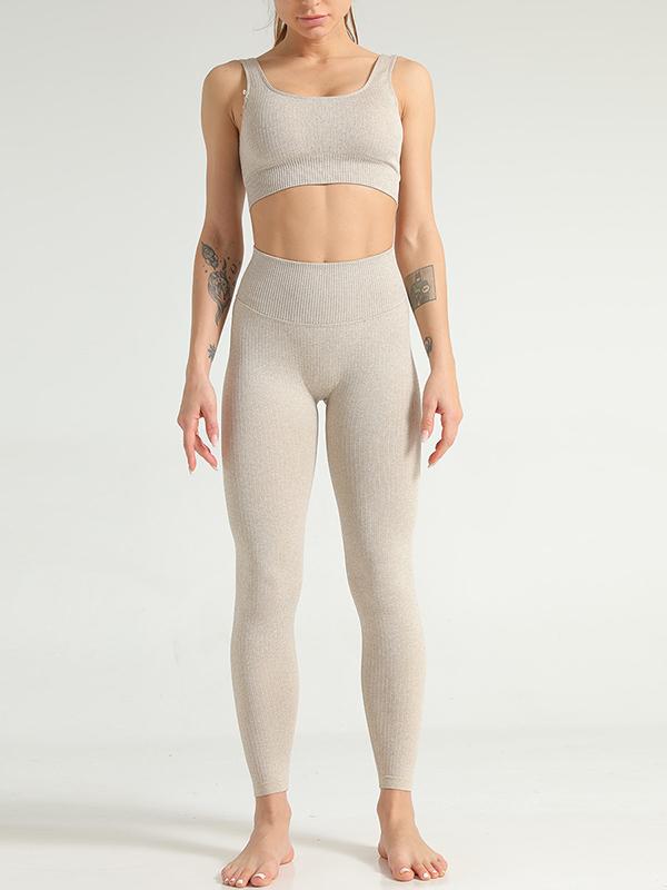 Sexy Wrap Quick Dry Sports Bra Yoga Suits