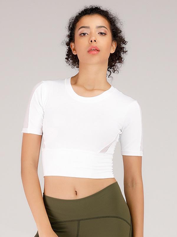 Quick-dry Collect Waist Sports Tee
