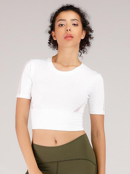Quick-dry Collect Waist Sports Tee