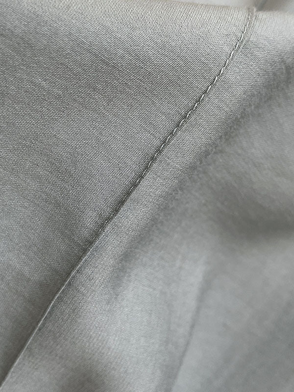 Casual Loose Pleated Elastics High Waisted Pants