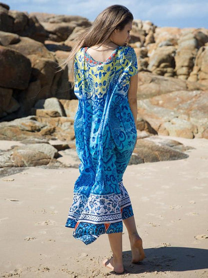 Bohemia Printed Covers-ups Swimwear