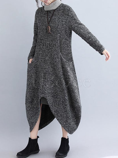 Loose Cropped Hemline Outwear