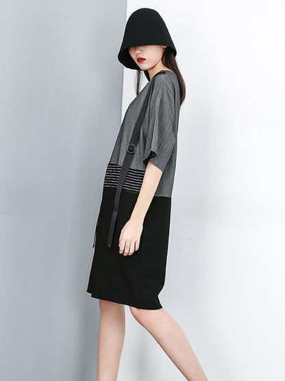 Loose False-two Split-joint Dress