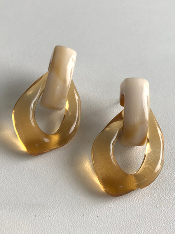 Original Chic Resin Geometry Earrings